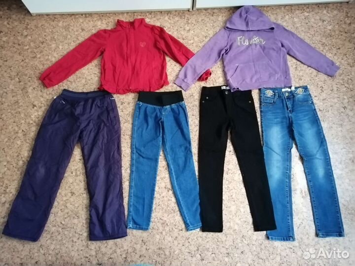 Пакет вещей для девочки 128-134
