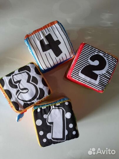 Развивающие мягкие кубики Winfun