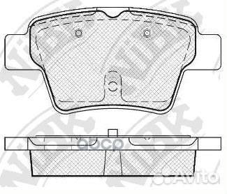 Колодки тормозные дисковые peugeot 307 1.6 2002