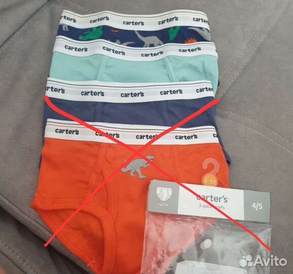 Carters трусики 4-5лет