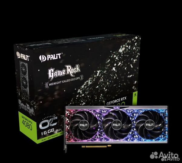 Карта palit rtx 4080 gamerock oc 16