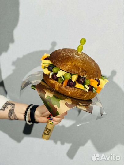 Сырный бургер букет