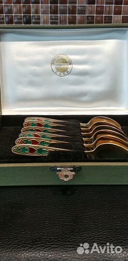 Набор серебряных ложек СССР