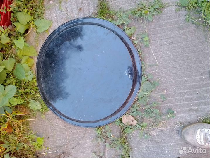 Настенная тарелка поднос большой (жостово)