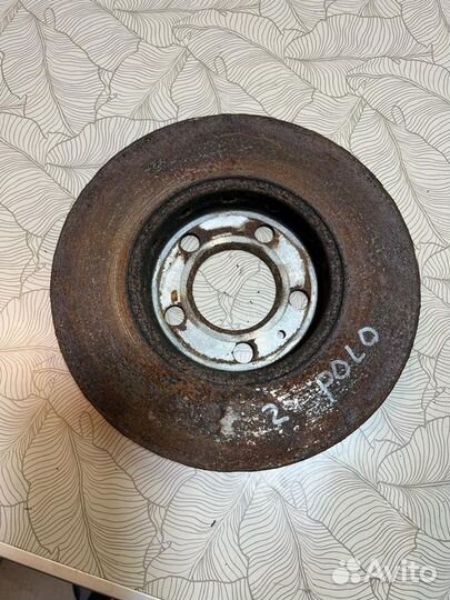 Диск тормозной передний Volkswagen Polo седан 1.6