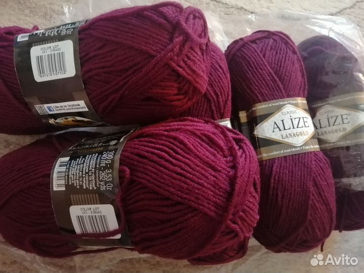 Пряжа, Нитки для вязания