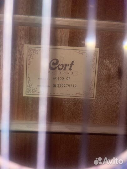 Гитара классическая cort AC100 OP