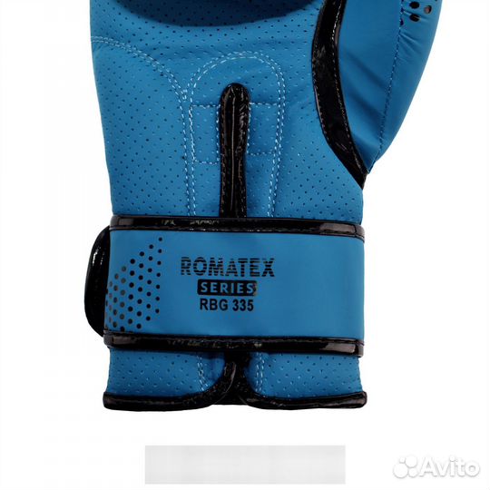 Перчатки боксерские Roomaif RBG-335 Dх синие (10 у
