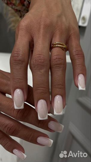 Маникюр наращивание ногтей