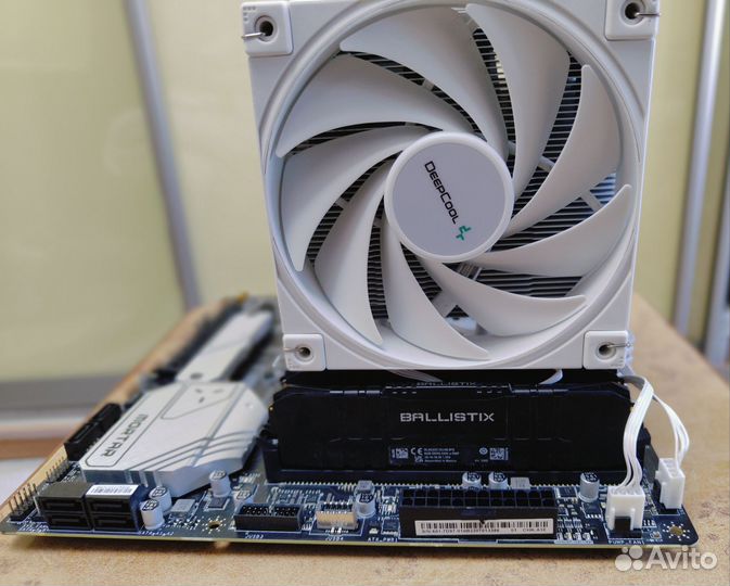 I5 12400f+b660m mortar max wifi d4+16gb ddr4+кулер