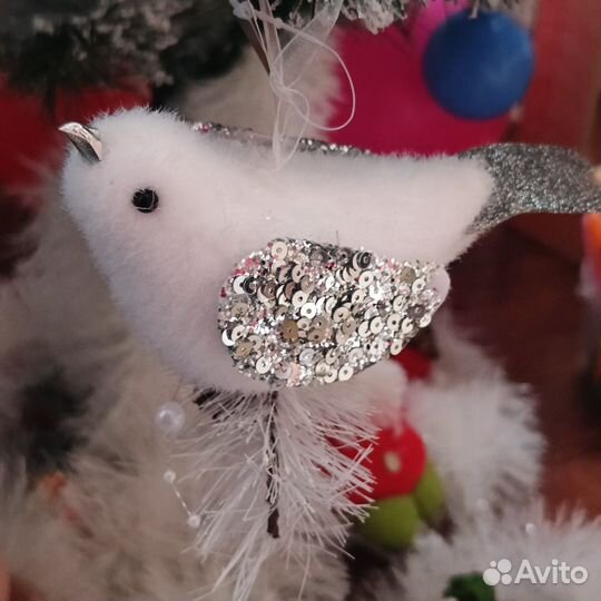 Новогодняя игрушка (птичка)