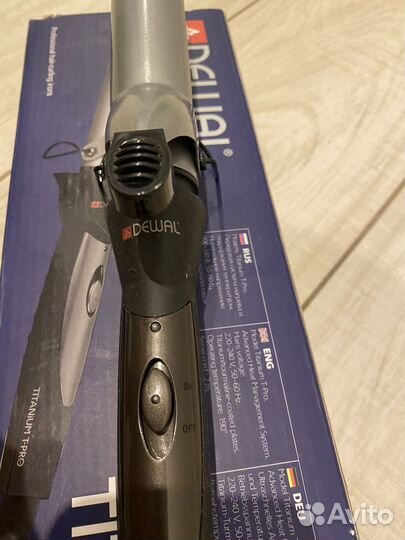 Плойка для волос titanium T PRO dewal