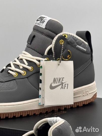 Nike air force 1 lunar duckboot зимние с мехом