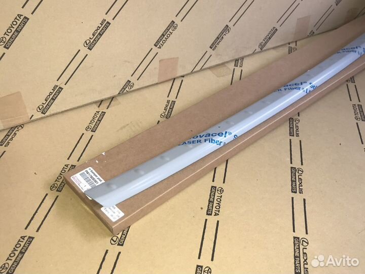 Накладка на задний бампер lexus rx