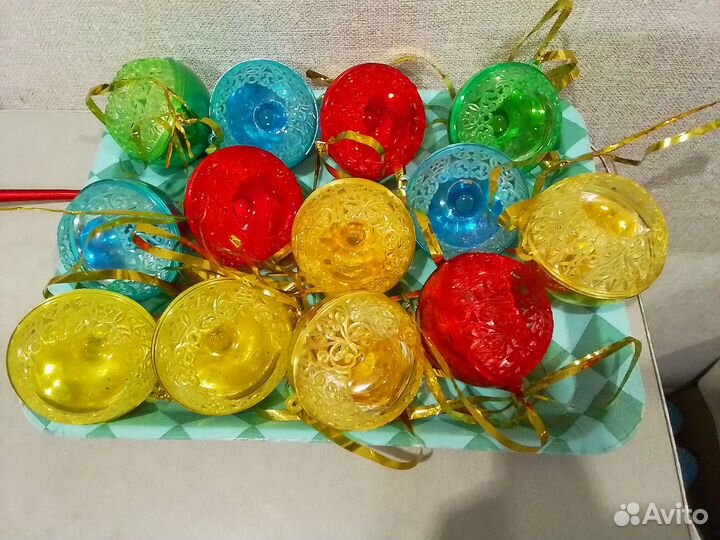 Елочные игрушки набором,можно штучно