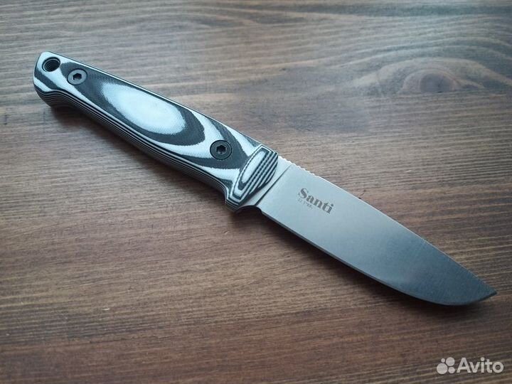 Нож фиксированный Kizlyar Supreme Santi D2 SW G10H