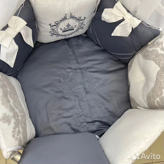 Кроватка - трансформер 6 в 1 белая