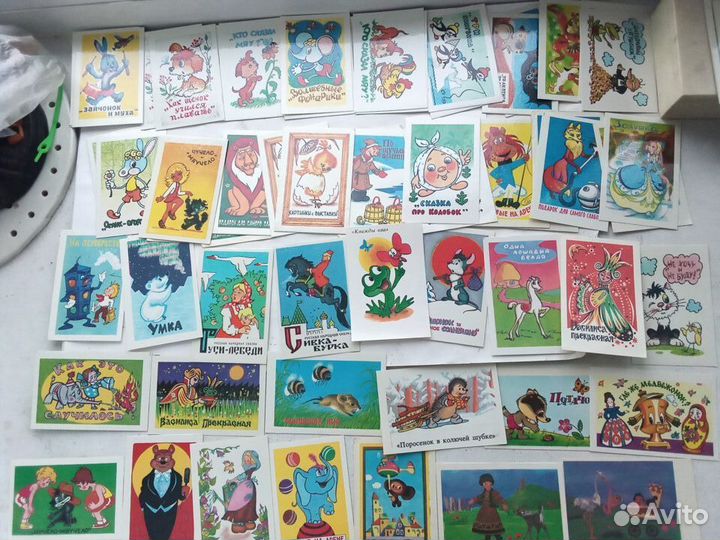 Карманный календарь поход туристы 8 шт.мультфильмы