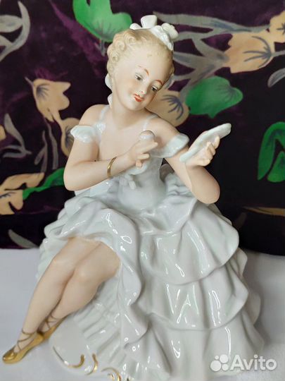 Статуэтка Балерина с зеркалом, Германия 40-50- е г