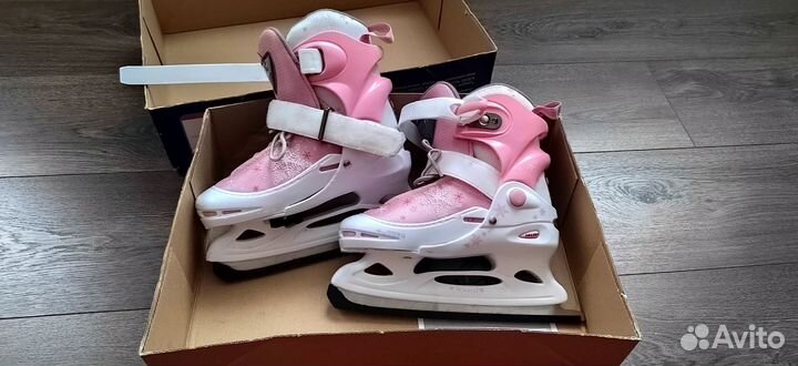 Коньки раздвижные для девочки