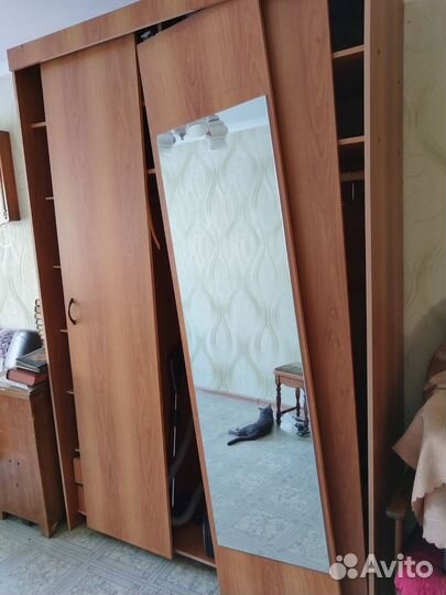 Шкаф купе с зеркалом бу бесплатно