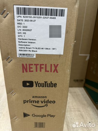 Android TV Realme Sled 55 (139см) 2023г