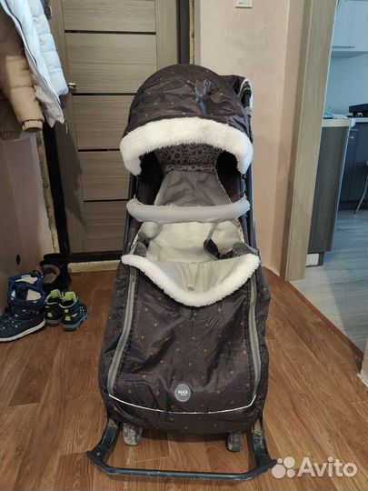 Коляска санки