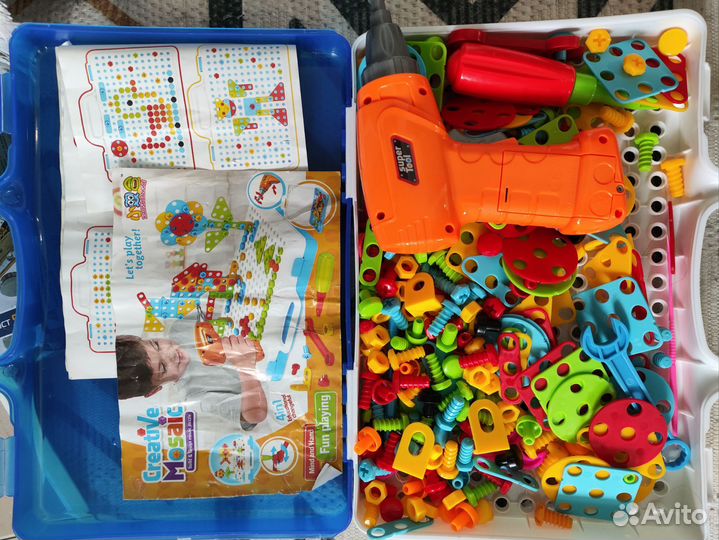 Детский конструктор с дрелью