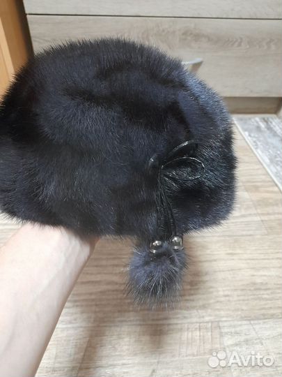 Норковая шапка новая