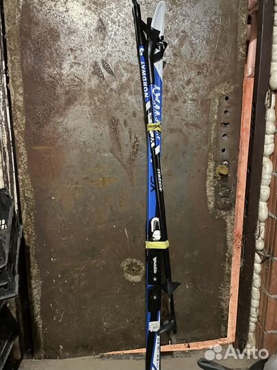 Комплект лыжи+палки+ лыжные ботинки nordway narvik