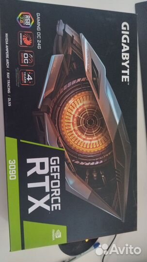 Видеокарта gigabyte geforce RTX 3090 24гб