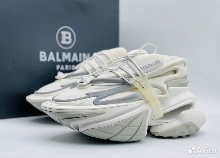 Кроссовки Balmain Unicorn белые