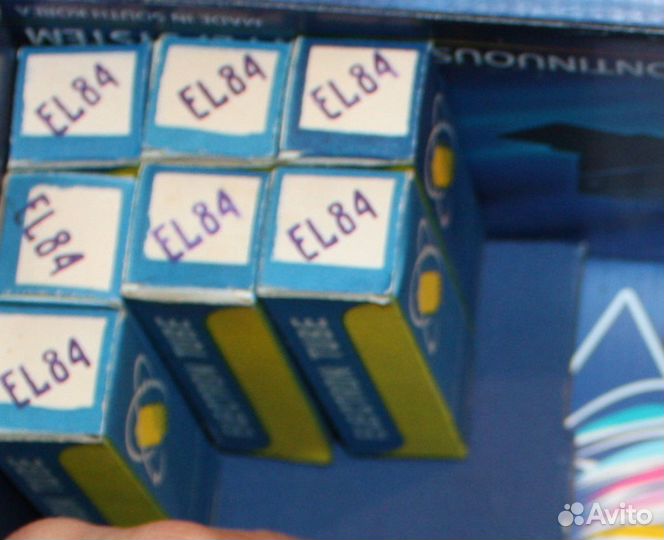 Радиолампа 6н8с 20шт, 12AX7 EL-34 el-84 ECC81