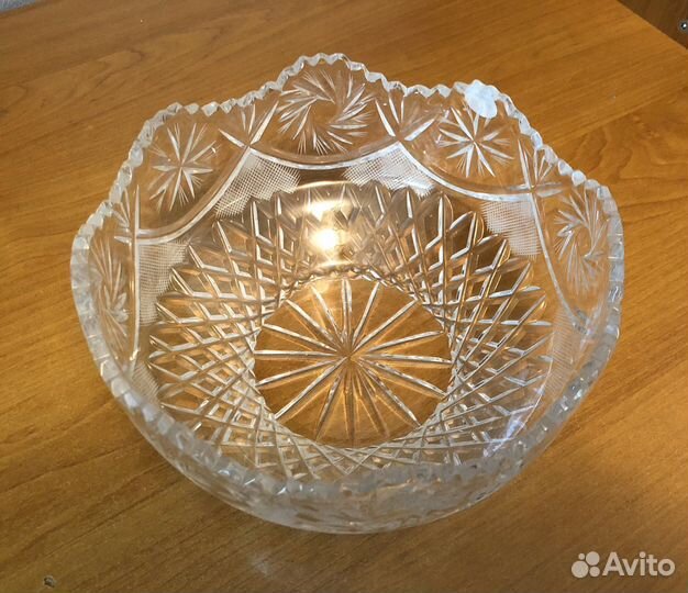 Салатник хрустальный