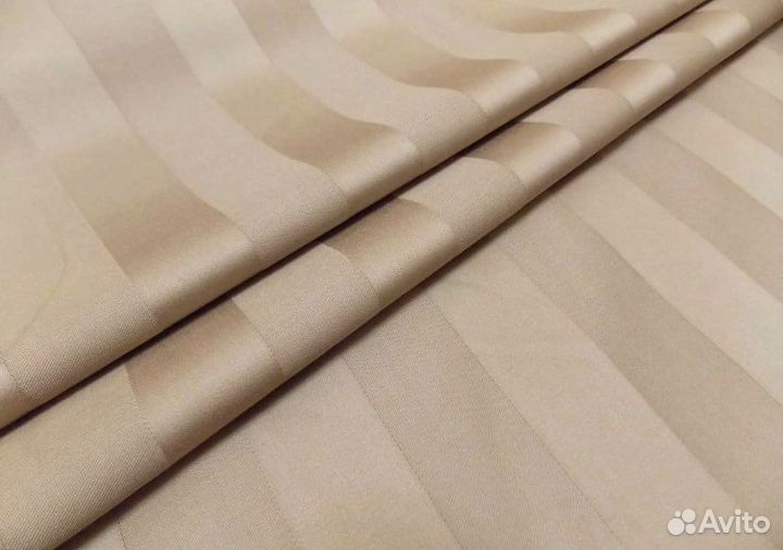 Постельное белье страйп сатин как в отеле