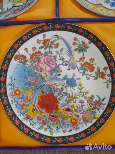 Настенная тарелка фарфор Китай