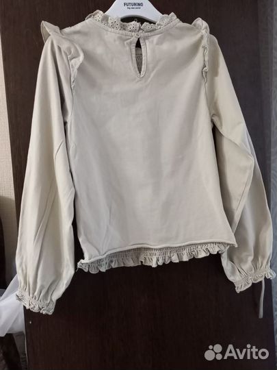 Блузка zara для девочки 128