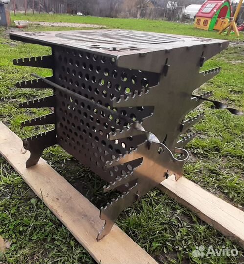 Мангал боковой