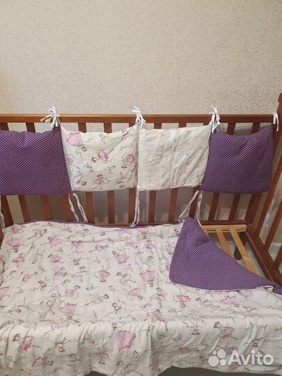 Бортики для детской кроватки