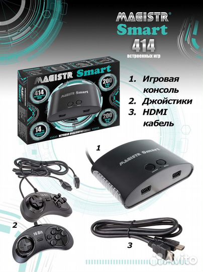 Игровая приставка Magistr Smart 414 игр