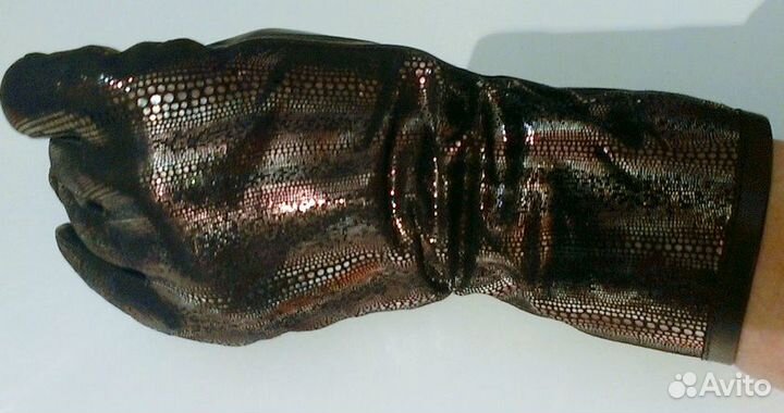 Перчатки женские деми натуральная кожа Eleganse