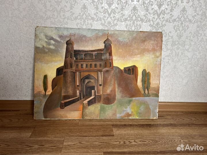 Картина маслом мечеть