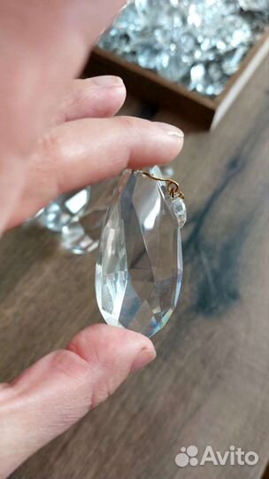 Подвески для люстры, хрусталь, капли, шары