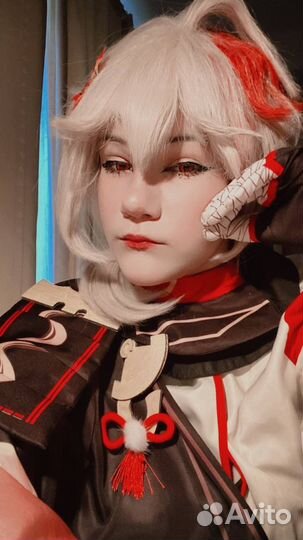 Косплей казуха геншин