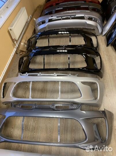 Бампер передний Kia Rio 2017 Белый PGU