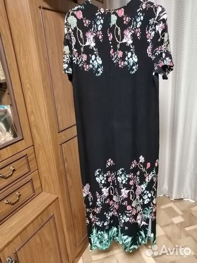 Вечернее трикотажное платье 52-54 размера