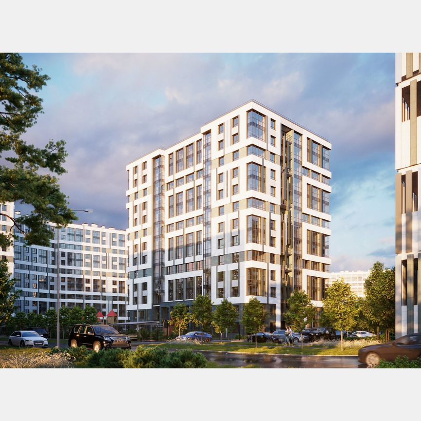 1-к. квартира, 35,8 м², 1/13 эт.