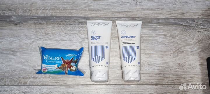 Крем для защиты кожи, мыло