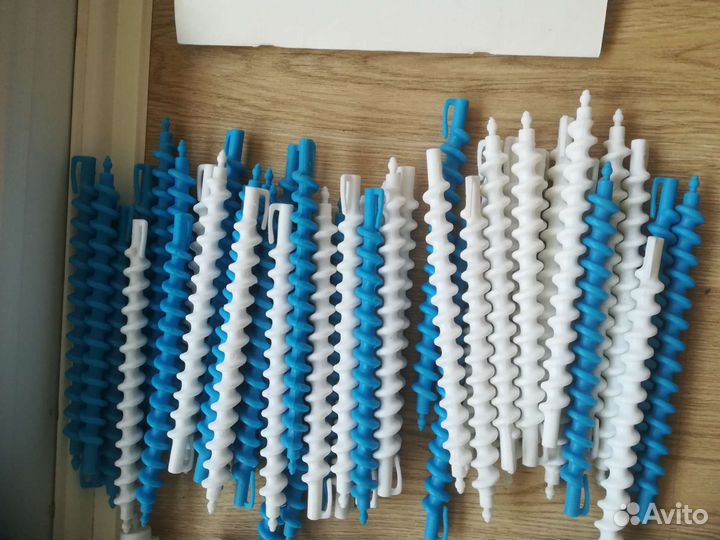 Бигуди вертикальные спиральные