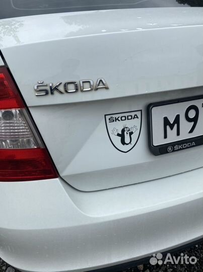 Наклейки крот Skoda